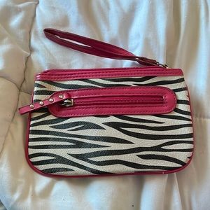 Y2K zebra purse
